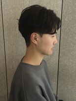 ニアウ 太田店(Niau)&nbsp;メンズナチュラルセンターパートスパイラルパーマ毛長れパーマ