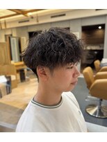 エテバイリリア メンズサロン 堺市駅前店(ete by LILIA.)&nbsp;メンズカット/ツイストスパイラルパーマ/men'scut/縦落ちパーマ