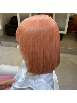 スペックホルダーミミ(Spec Holder mimi) オレンジカラー×ボブ　8.28アプリコットオレンジ