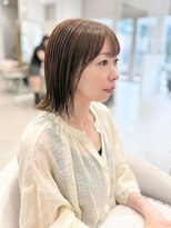 ノエシキカ(noe sikika)&nbsp;ミディアムヘア/暗めカラー/グランマッシュ/栄l83