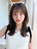 アフロート エル 錦糸町(AFLOAT L) 暗髪×髪質改善で憧れのツヤ髪に♪ワンカールセミロング