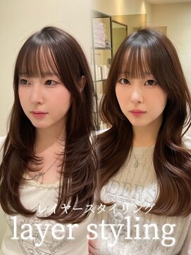 ヘアメイク シュシュ(Hair make chou chou) くびれ巻き　韓国ヘア　髪質改善