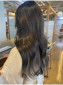 ◎透明感ラベンダーアッシュ艶カラー×ロング