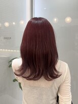 シアエミュー 新越谷店(SHEER emu)&nbsp;レイヤー×ボルドーカラー