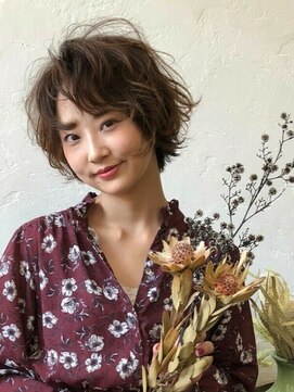 エムスラッシュ アヴェダ 自由が丘(M.SLASH AVEDA) ■M.SLASH自由が丘・12-2■ニュアンスカラーカジュアルショート