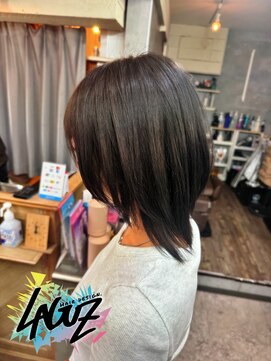 ラグズ 茅ヶ崎(LAGUZ) シースルーレイヤー・ナチュラルストレート 茅ヶ崎レイヤー