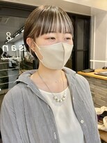 サンドレオ 新宿店(sand Leo)&nbsp;ミディアムレイヤーカット/髪質改善/韓国/前髪/新宿/ブリーチ