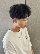 ニアウ 太田店(Niau)&nbsp;メンズナチュラルセンターパートシャドウパーマ質感重視パーマ