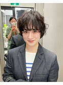 丸みショートレイヤーパーマ