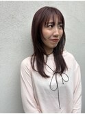 チェリーレッド暖色カラーボルドーワインレッド春カラー