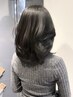 【umi】カット + 透明感ケアカラー ￥11,550~