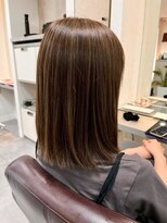 ホワイトストーン WHITE STONE チェリーブラウンシルキーラインボブ