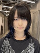 ピークアブー 原宿ハラカド(PEEK-A-BOO) ☆顔周りレイヤーウルフカット原宿20代30代40代