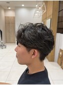 フェザーパーマ！毛流れパーマ