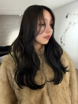 エトワ 中央店(etoi) 大分韓国かき上げレイヤーカット大人レイヤー顔まわりレイヤー