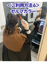 ホーユー&nbsp;＜利用方法6＞持参したカラー剤でセルフカラー