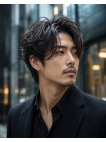 アイトーキョー 名古屋栄(AI TOKYO)&nbsp;ニュアンスパーマ/フェザーパーマ/センターパート/名古屋