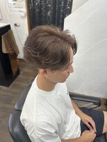 シャンゼ おもろ&nbsp;メンズセンターパート×透明感カラー