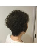 ショートボブ+パーマ