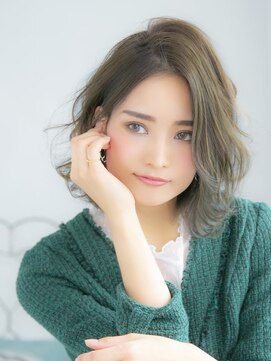 ロンドプランタン 恵比寿(Lond Printemps) 無造作フレンチボブ 似合わせカット/アースカラー