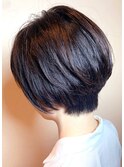 クールフェミニンショート/ハンサムショート/フェザーバング