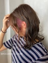 ラトリエ ブロカント 立川北口店(L'atelier BROCANTE)&nbsp;インナーカラー フェイスラインカラー ピンク 透明感 ラベンダー