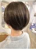 2024トレンド人気ネープレスまるみショート梅ヶ丘40代美容室