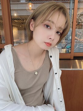 ルービック 京橋(Rubik's) 大人かわいいハイトーンボブ