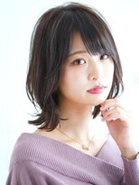 ミューズ 新小岩店(HAIR&NAIL MUSE)&nbsp;＜艶感＞美シルエット大人可愛いミディアムヘア