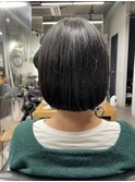 ナチュラルボブスタイル/大人可愛い