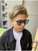 刈り上げアップバンク 韓国マッシュ スキンフェード