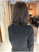 【松本咲花】韓国風ワンカールレイヤーカットアッシュグレージュ