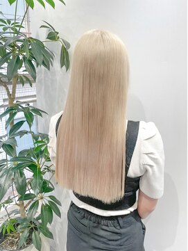 ミラ 新宿(MILA) 王道ミルクティーカラー/パールブロンド/ダブルケアブリーチ