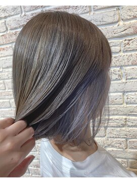 RC インナーカラー/バイカラー/ブルーサファイア/ボブ