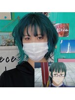 ピエスデシュブー(piece des cheveux) コスプレイヤーの方もオススメブリーチカラー　アニメ髪