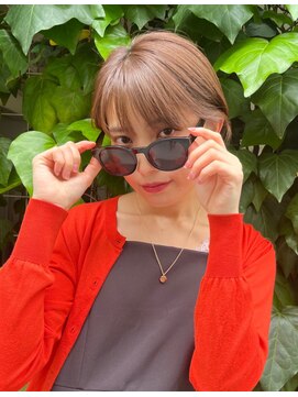 ディフィー 渋谷(defi) 大人可愛いボブショート前上がりボブ