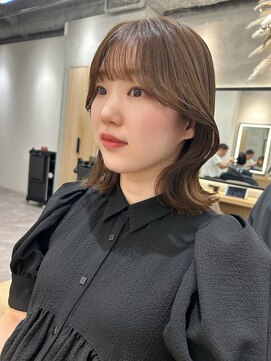 グロー 大宮(GLROW) 韓国ヘア　ミディアム　チョコレートブラウン　haruhi【大宮】