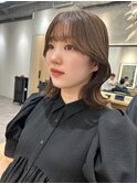 韓国ヘア ミディアム チョコレートブラウン haruhi【大宮】