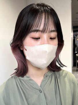 ムク 横浜店(muku) インナーカラーケアブリーチイヤリングカラーハイライトレイヤー