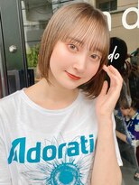 サンド 表参道(sand)&nbsp;前下がりショートボブ可愛い20代30代表参道