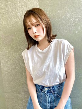 レーヴバイロンド 仙台(Reve by Lond) 顔まわり韓国風カット　ボブ　前下がり　切りっぱなし