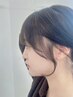 《平日・stylist 梶取 夏樹限定》カット＋トリートメント 韓国風 顔まわり