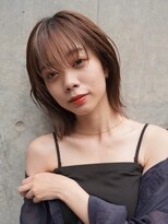 ニコ トウキョウ 渋谷(nico TOKYO)&nbsp;ミディアムレイヤーカットボブウルフ/10代20代/インナーカラー