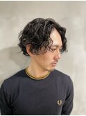 men's スパイラルパーマ