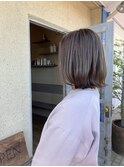 透明感カラーのボブ