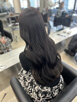 ペレ 栄店(PELE)&nbsp;デザインカラー/レイヤーカット/ウェットヘア/オリーブベージュ