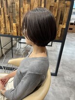 エハプラスマウナ(Eha+MAUNA)&nbsp;丸みショート/グレージュカラー[30代40代50代女性]