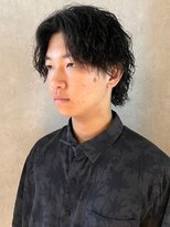 メンズサロン ブロック(Men's Salon bloc) メンズミディアム　ツイストスパイラルパーマ　ニュアンスパーマ