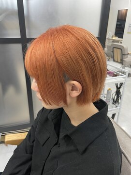 ミエル ヘア 新宿(miel hair) オレンジカラー【新宿】