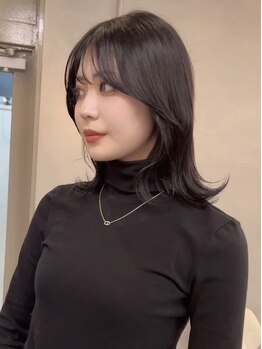 シーン(SCEN)の写真/《一番町》『楽でいい感じ』顔周り・小顔にこだわりスタイリングがしやすいHair＊韓国/くびれ